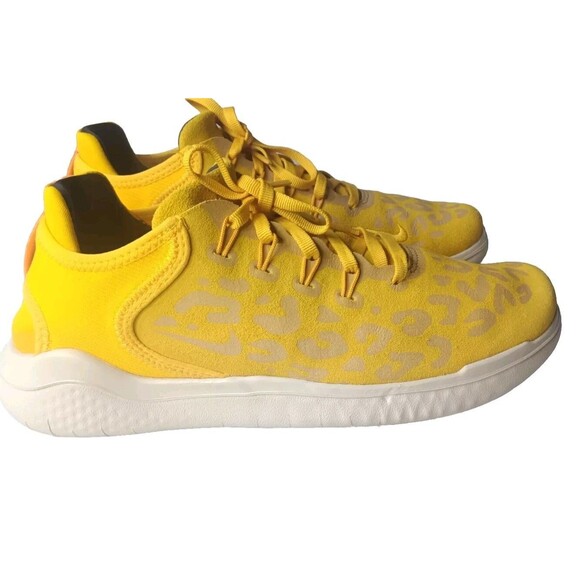 Nike Free RN Cheetah Yellow Women's Size 8.5 Shoes - Picture 4 of 11